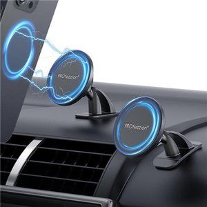 2Pack Compatible with MagSafe Car Mount,Magnetic Phone Holders for Car Dashboard